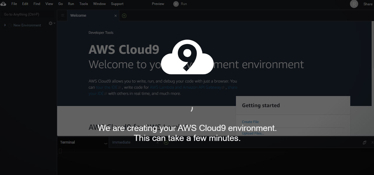 AWS Cloud9 環境構築 AWSクラウド9 開発環境 導入 無料枠 インストール ダウンロード 始め方 開設方法 登録方法 アップロード 解約 退会 サインイン 環境開発 構築環境 使い方