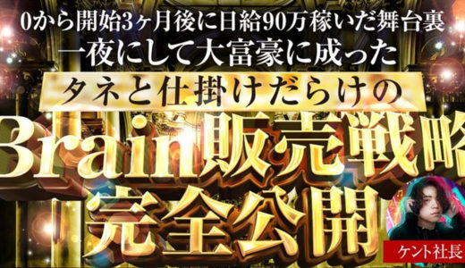 【Brain販売戦略】日給90万を稼いだタネと仕掛けだらけの舞台裏を完全公開