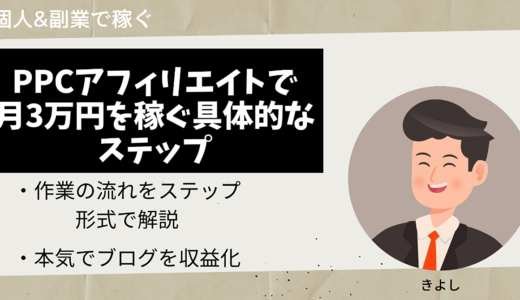 PPCアフィリエイトで月3万円を稼ぐ具体的なステップ