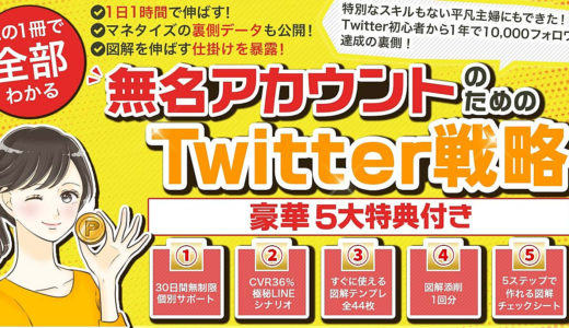 【 4ヵ月で1,800名→10,000名】無名アカウントを爆伸びさせるTwitter戦略　【未経験からでも安心】