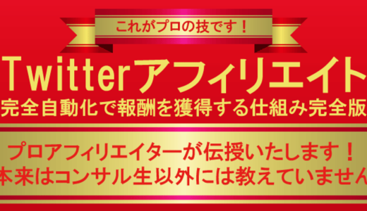 twitter（ツイッター）アフィリエイト完全自動化の仕組み作りを構築するプロアフィリエイターの最強ノウハウ