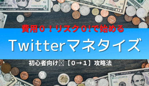 【１０部限定】初心者向け🔰実績０の初心者でもできるTwitterでマネタイズ！費用０・リスク０で稼ぐ方法教えます！