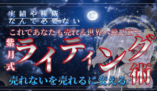 これであなたも売れる世界へ飛び立つ 紫月式 ライティング術