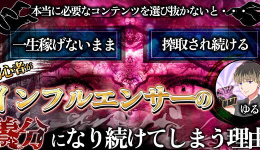 「初心者がインフルエンサーの養分になり続けてしまう理由」