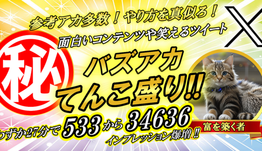 ツイッターのインプレッションを増やして稼ぐ！Twitter(X)収益化成功への近道！※13,642文字
