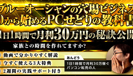 今のせどりに+αで月収30万円アップ！0から始めるPCせどりの教科書