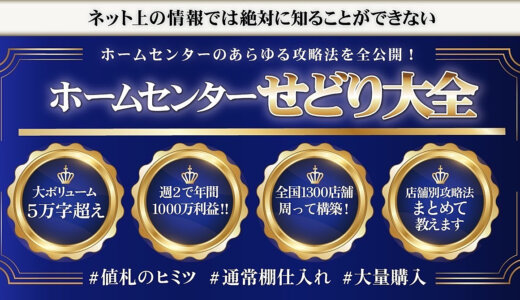 【週2日で年間1000万利益】ホームセンターせどり大全