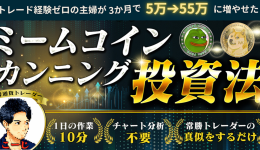 【トレード経験ゼロの主婦でも3か月で資金5万➔55万に増やせた】仮想通貨の常勝トレーダーをパクって勝つカンニング投資法