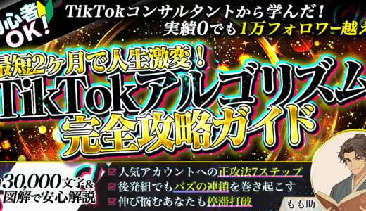 【初心者OK！】TikTokコンサルタントから学んだ！実績0でも1万フォロワー越え！最短 2ヶ月で人生激変！ Tiktokアルゴリズム完全攻略ガイド！！