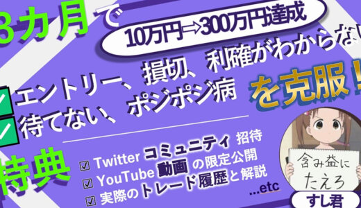 知らないと損する！口座残高3万円から専業トレーダーになるための教科書 辿り着いたオリジナル手法のすべてを教えます。