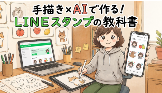手描き×AIで作る！LINEスタンプの教科書