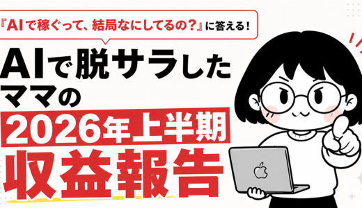 「AIで稼ぐって、結局なにしてるの？」に答える！AIで脱サラしたママの上半期収益報告