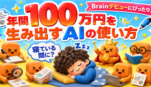 【Brain×note 二刀流】年間100万円を狙う、AI自動化の教科書 ── 1つの設計図で、2つの収益源を作る